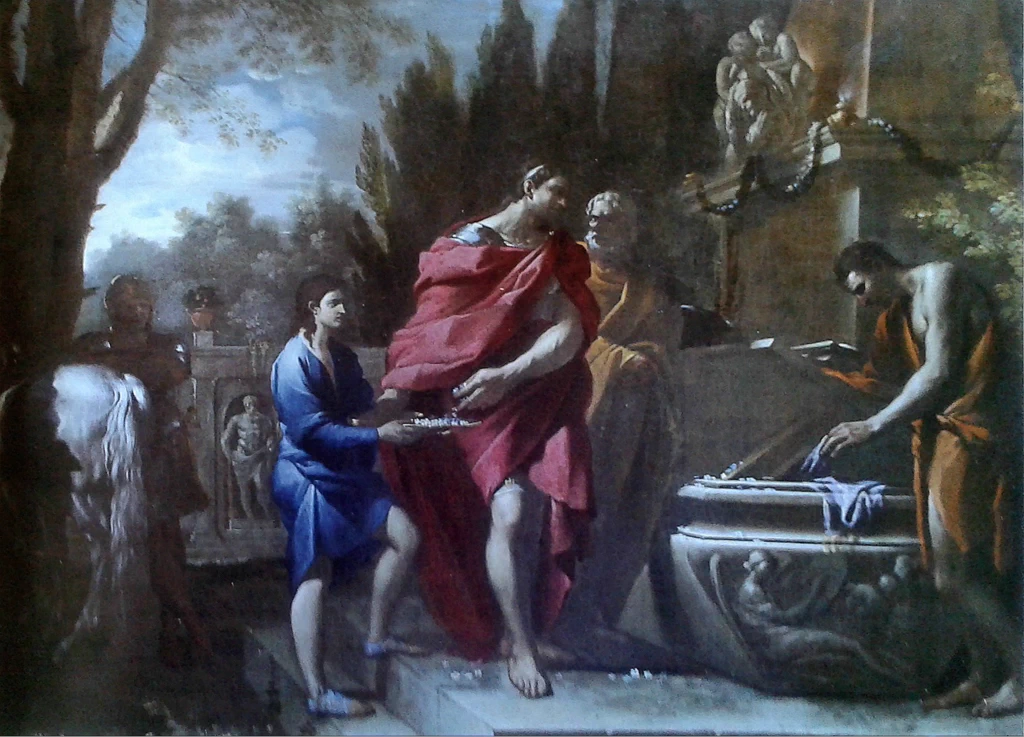 Augusto sulla tomba di Alessandro Magno - Galleria Nazionale di Palazzo Barberini, Roma